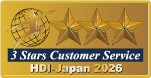 Badge of HDI-Janan 3 Stars Customer Service (Gold)